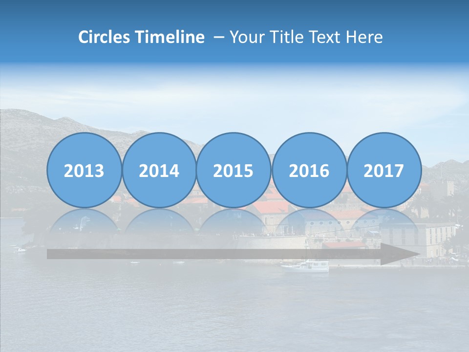 Croatia Summer Old PowerPoint Template