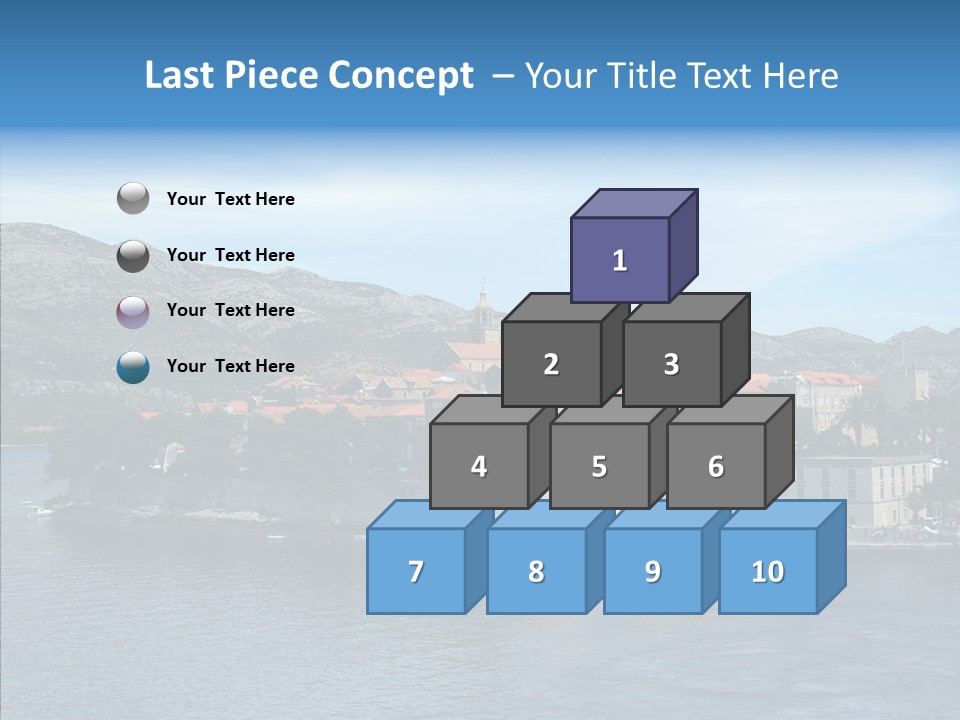 Croatia Summer Old PowerPoint Template