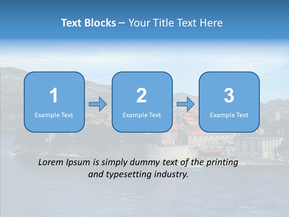 Croatia Summer Old PowerPoint Template