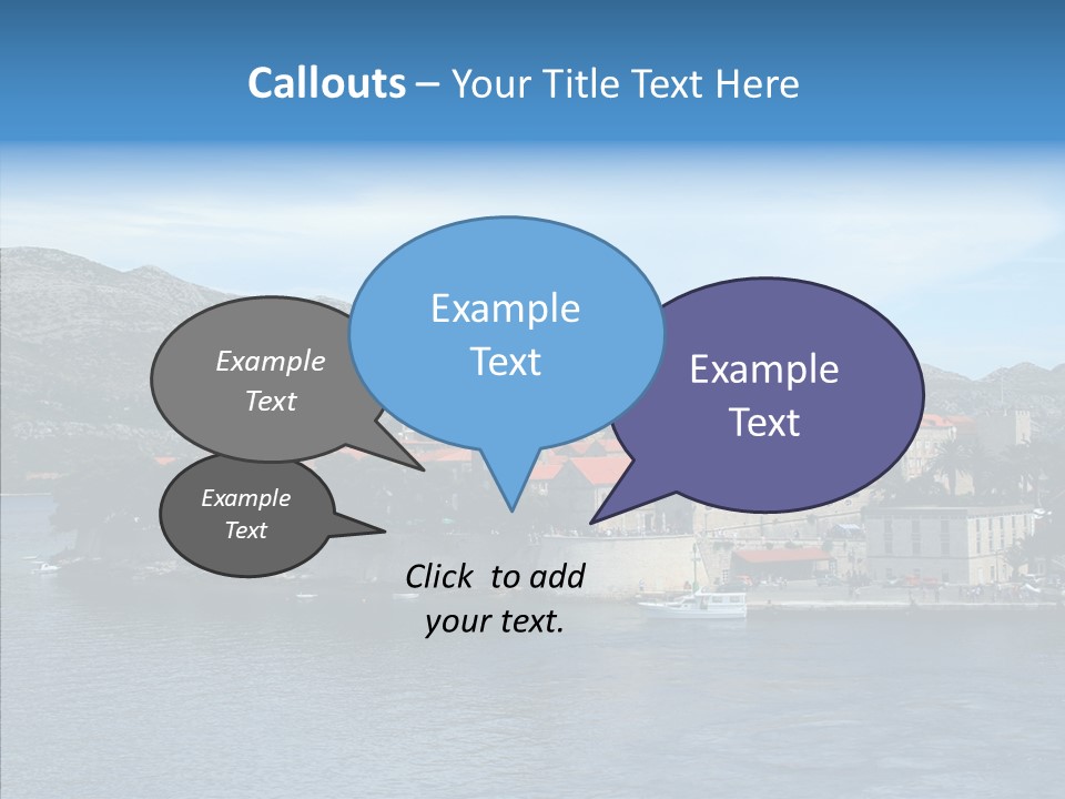 Croatia Summer Old PowerPoint Template