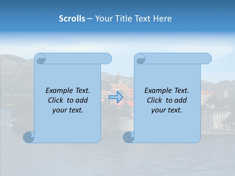 Croatia Summer Old PowerPoint Template