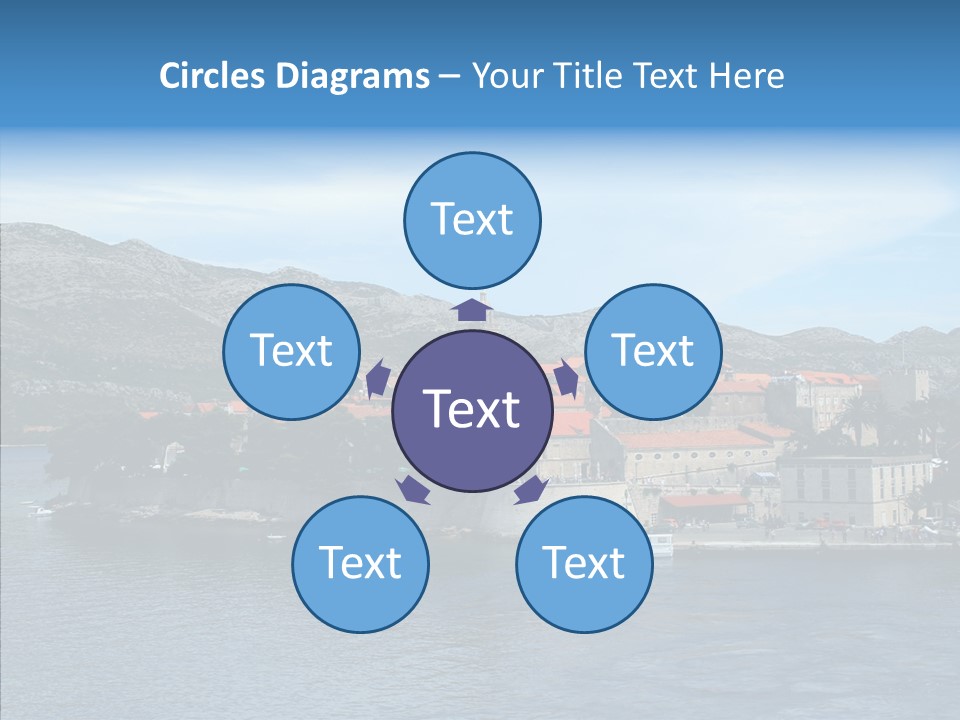 Croatia Summer Old PowerPoint Template