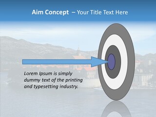 Croatia Summer Old PowerPoint Template