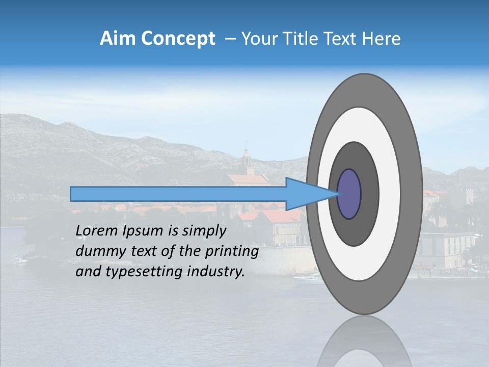 Croatia Summer Old PowerPoint Template