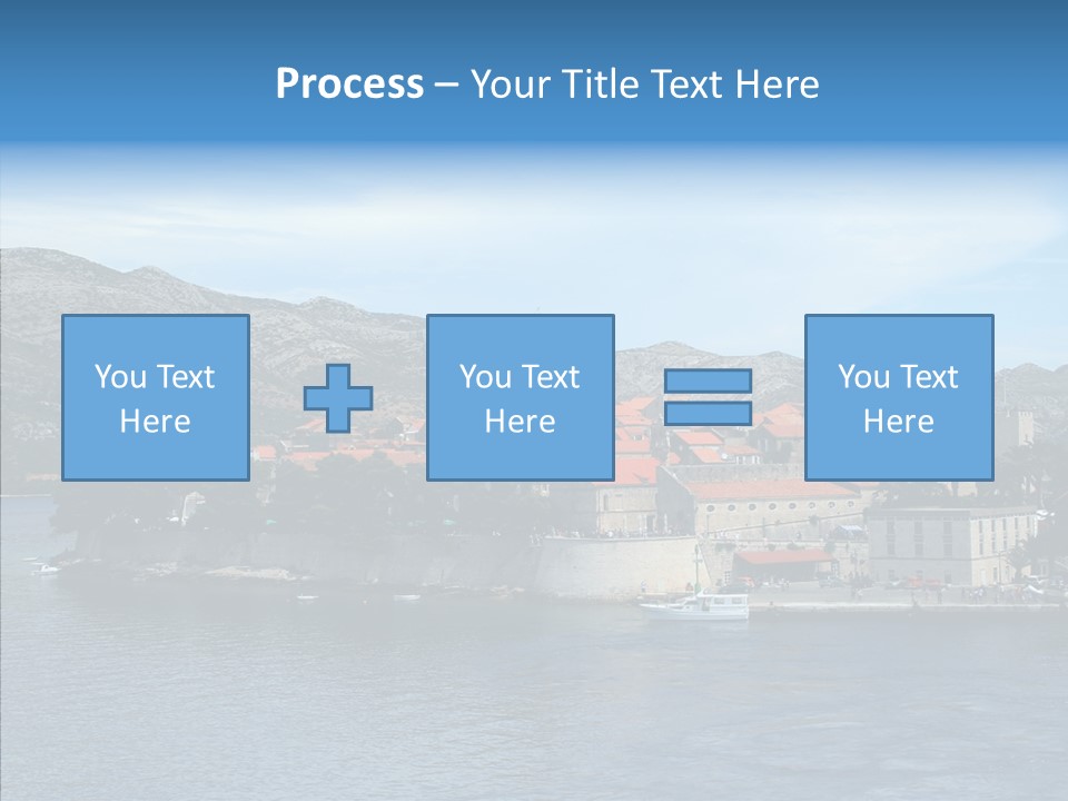 Croatia Summer Old PowerPoint Template