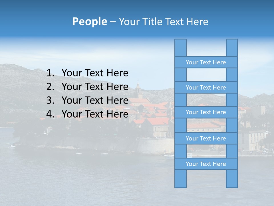 Croatia Summer Old PowerPoint Template