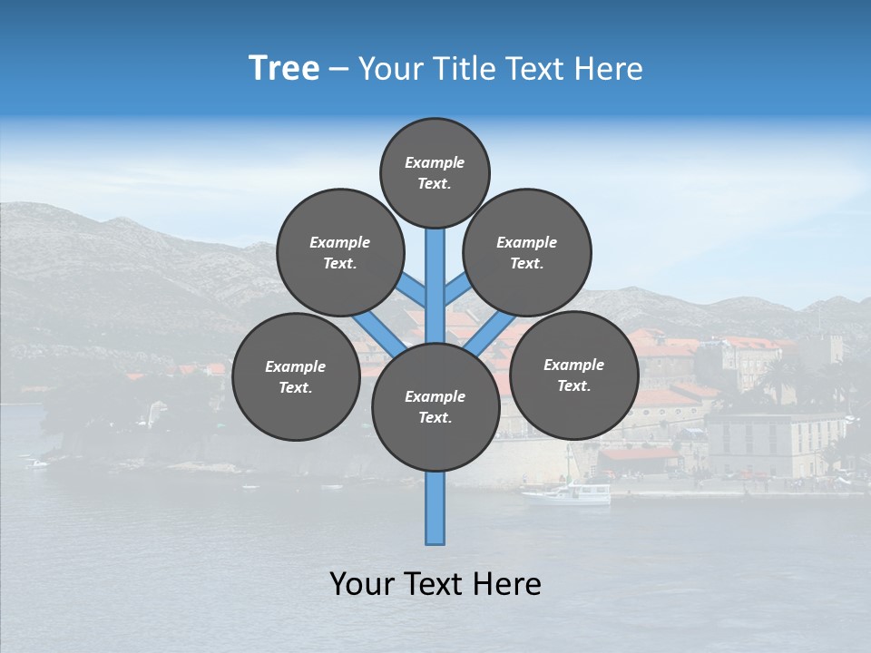 Croatia Summer Old PowerPoint Template