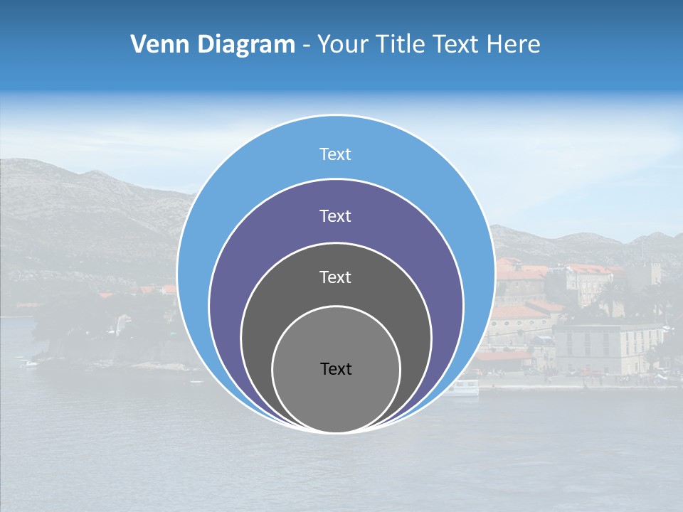 Croatia Summer Old PowerPoint Template