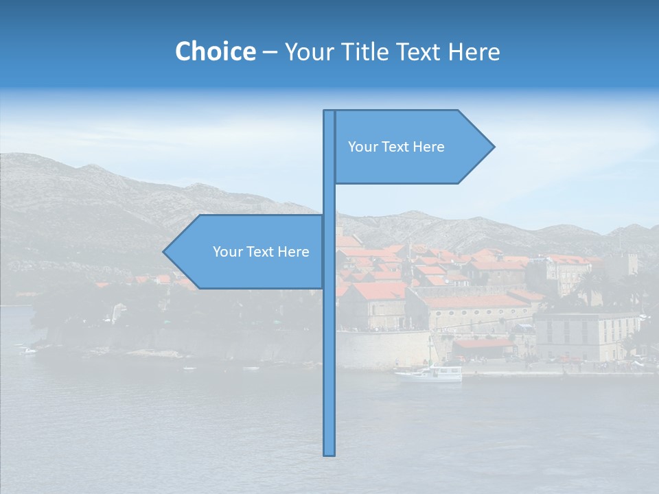 Croatia Summer Old PowerPoint Template