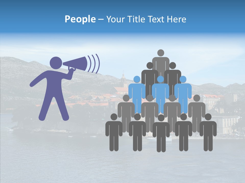 Croatia Summer Old PowerPoint Template