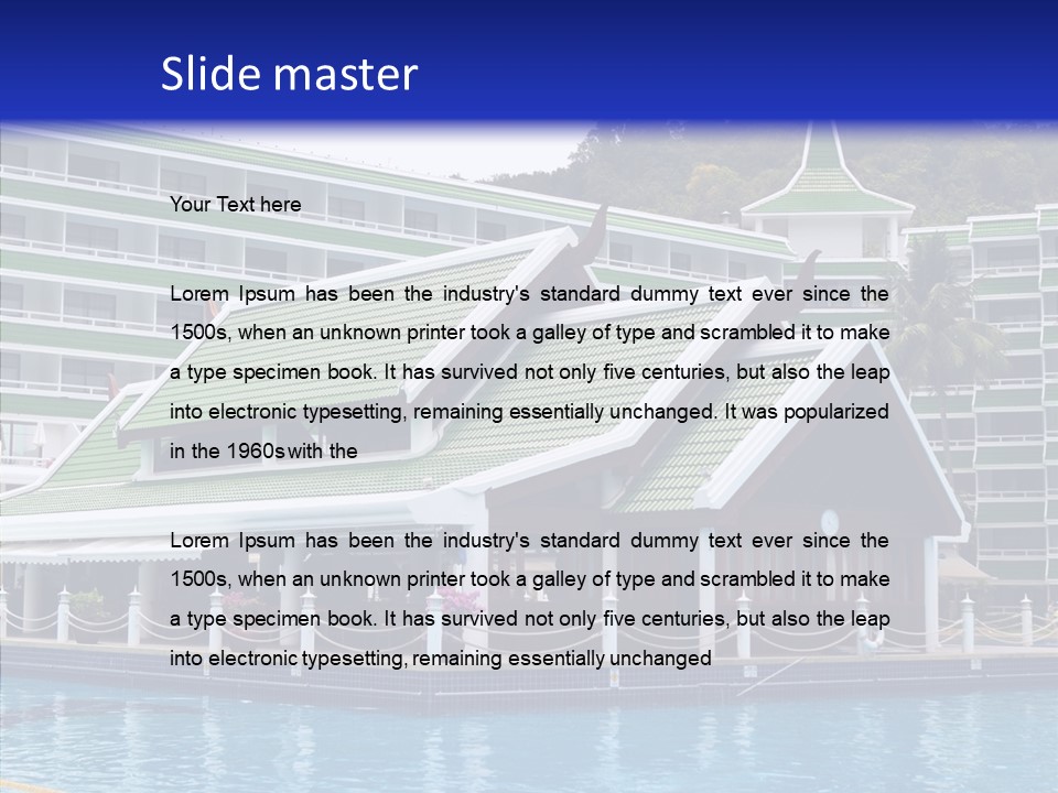 Horizon Hotel Bright PowerPoint Template