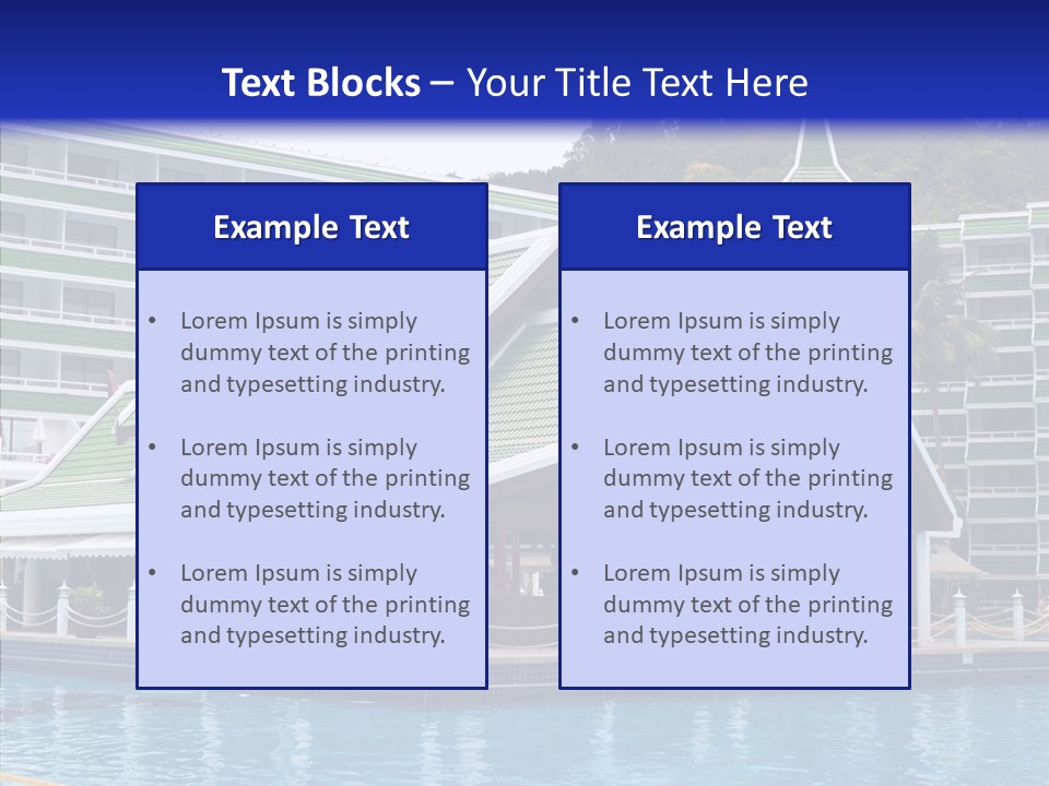 Horizon Hotel Bright PowerPoint Template