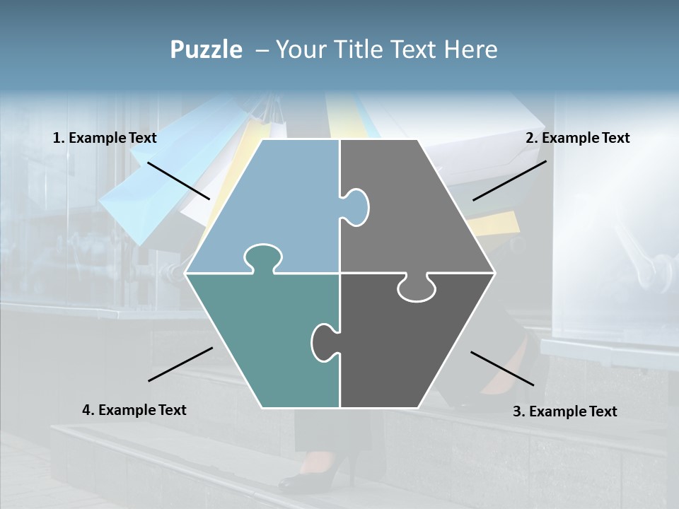 Cheerful Customer People PowerPoint Template