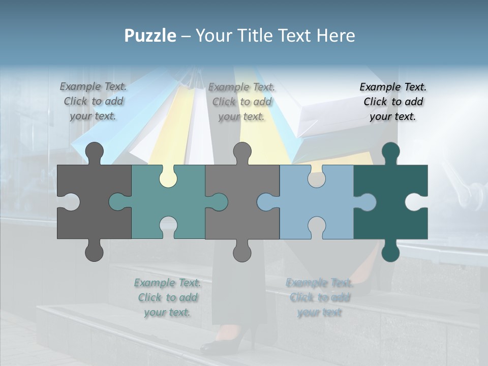 Cheerful Customer People PowerPoint Template