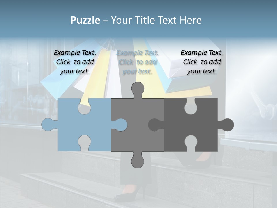 Cheerful Customer People PowerPoint Template