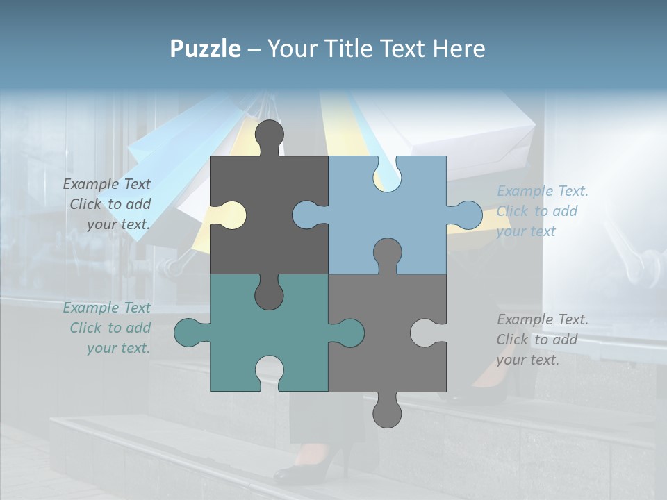 Cheerful Customer People PowerPoint Template