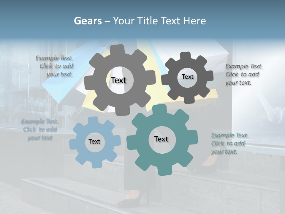 Cheerful Customer People PowerPoint Template