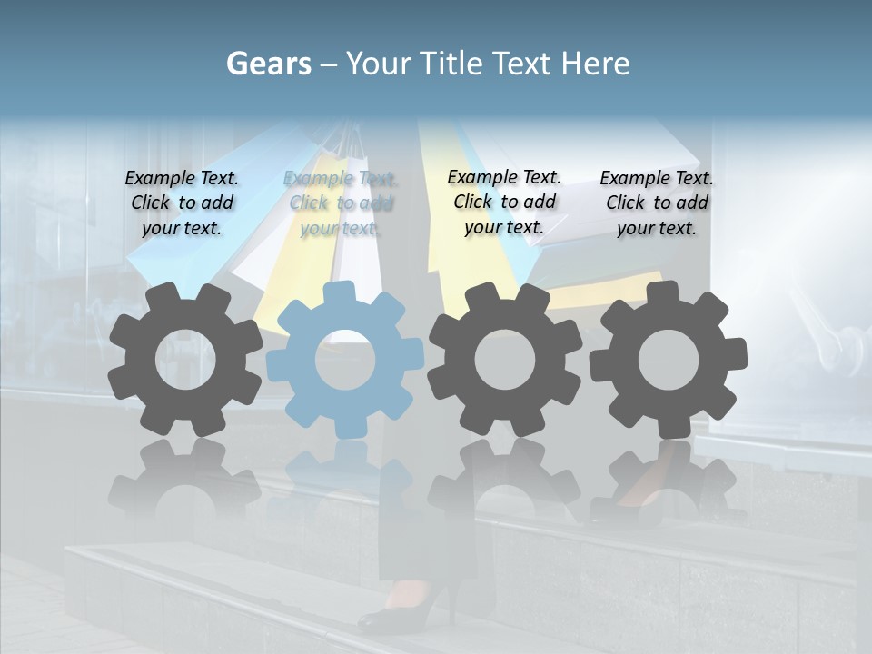 Cheerful Customer People PowerPoint Template