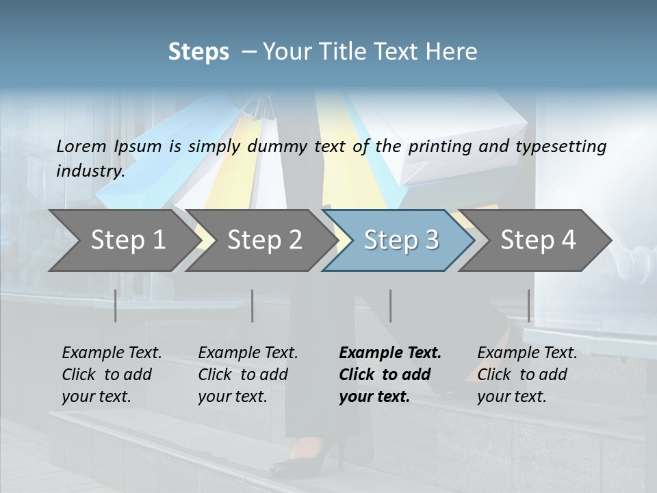 Cheerful Customer People PowerPoint Template