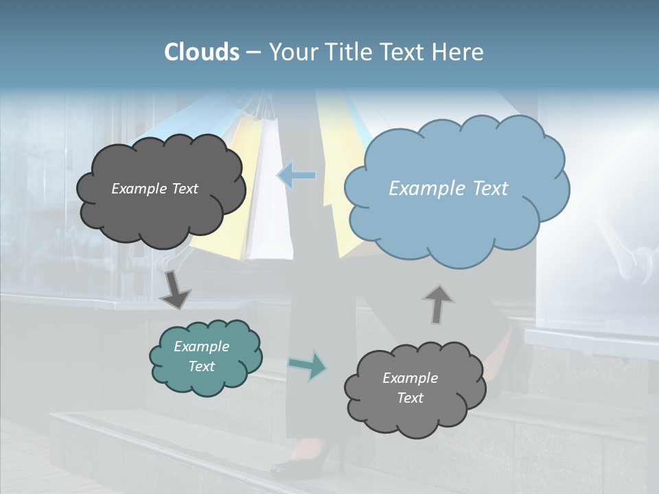 Cheerful Customer People PowerPoint Template