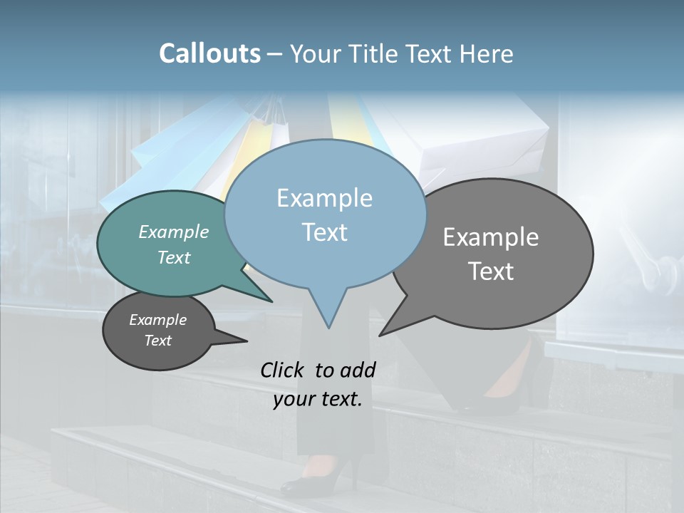 Cheerful Customer People PowerPoint Template