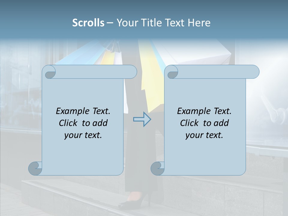 Cheerful Customer People PowerPoint Template