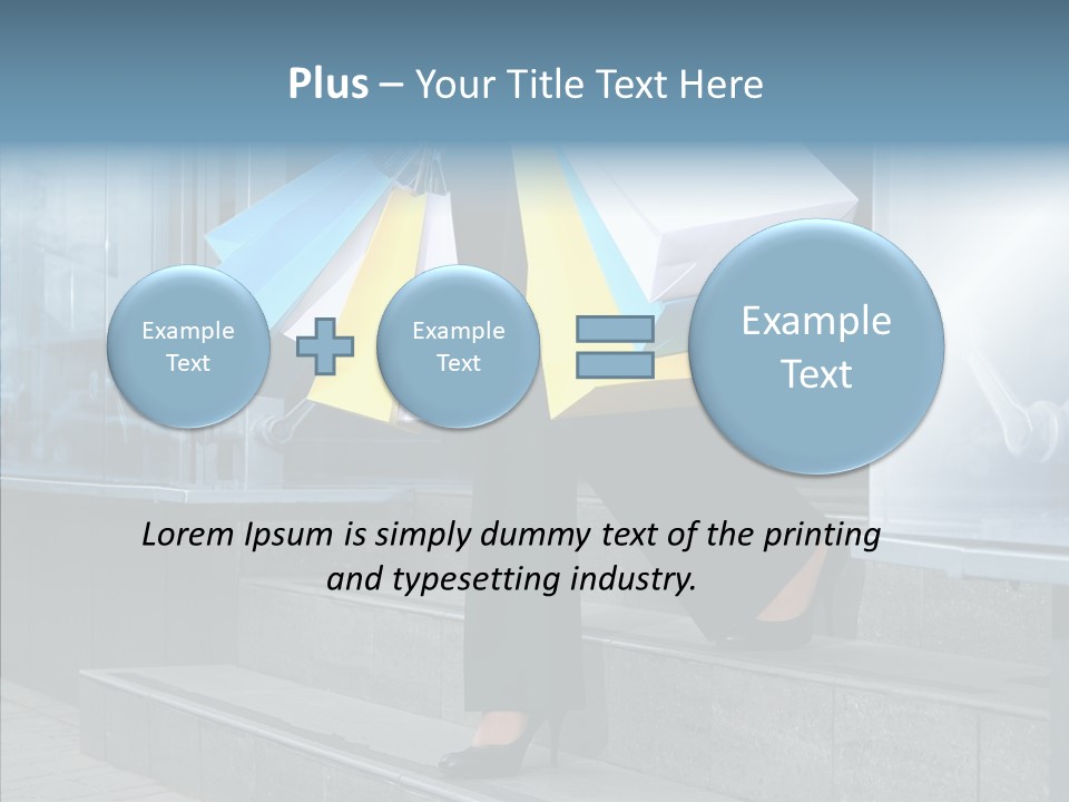 Cheerful Customer People PowerPoint Template