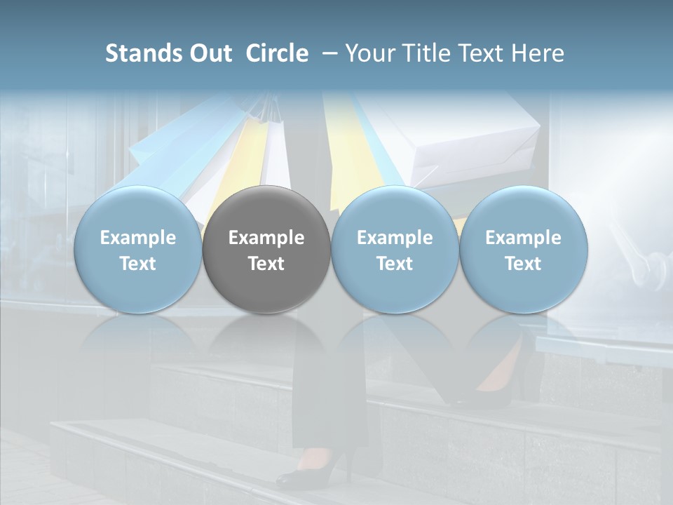 Cheerful Customer People PowerPoint Template