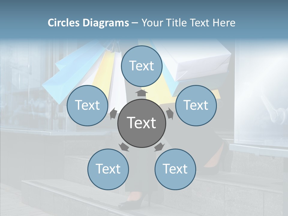 Cheerful Customer People PowerPoint Template