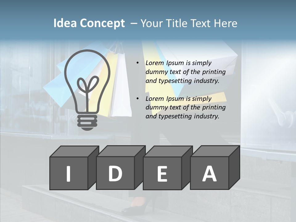 Cheerful Customer People PowerPoint Template