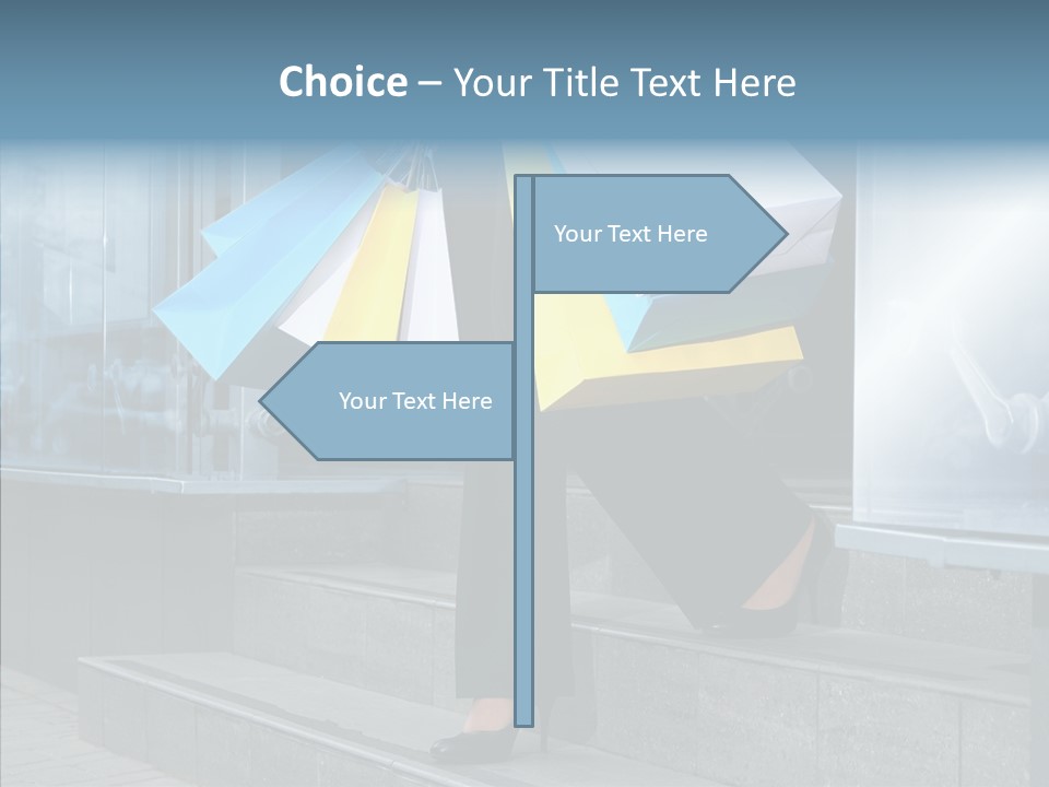 Cheerful Customer People PowerPoint Template