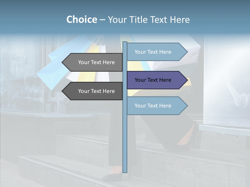 Cheerful Customer People PowerPoint Template