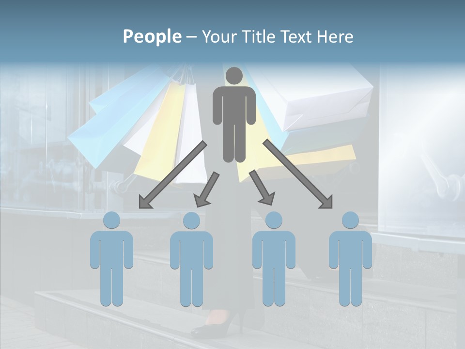 Cheerful Customer People PowerPoint Template