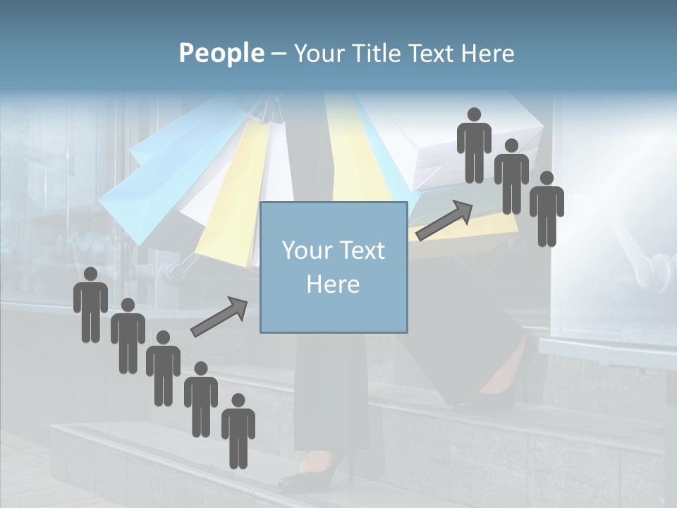 Cheerful Customer People PowerPoint Template