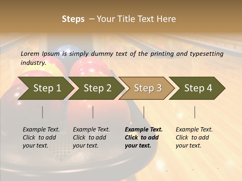 Leisure Sign Color PowerPoint Template