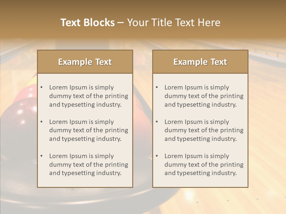 Leisure Sign Color PowerPoint Template