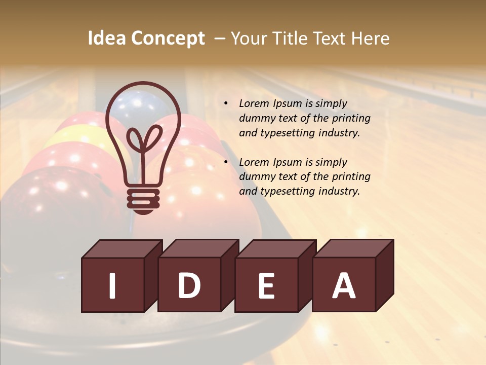 Leisure Sign Color PowerPoint Template