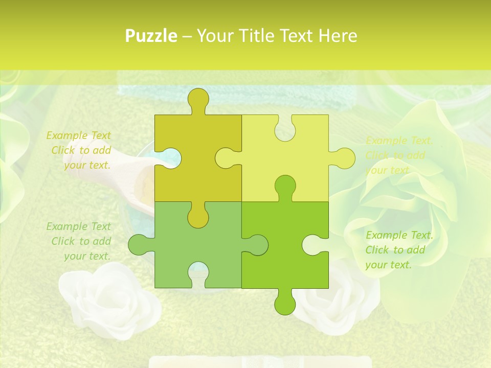 Body Relax Oil PowerPoint Template