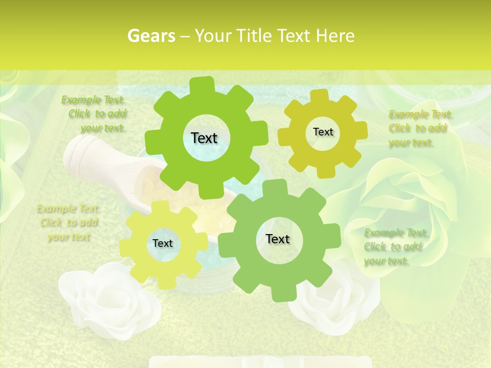 Body Relax Oil PowerPoint Template