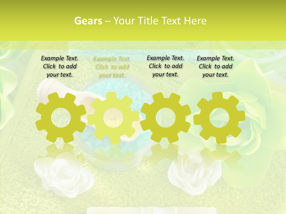 Body Relax Oil PowerPoint Template