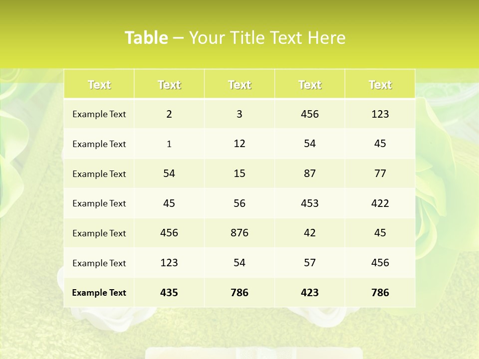 Body Relax Oil PowerPoint Template