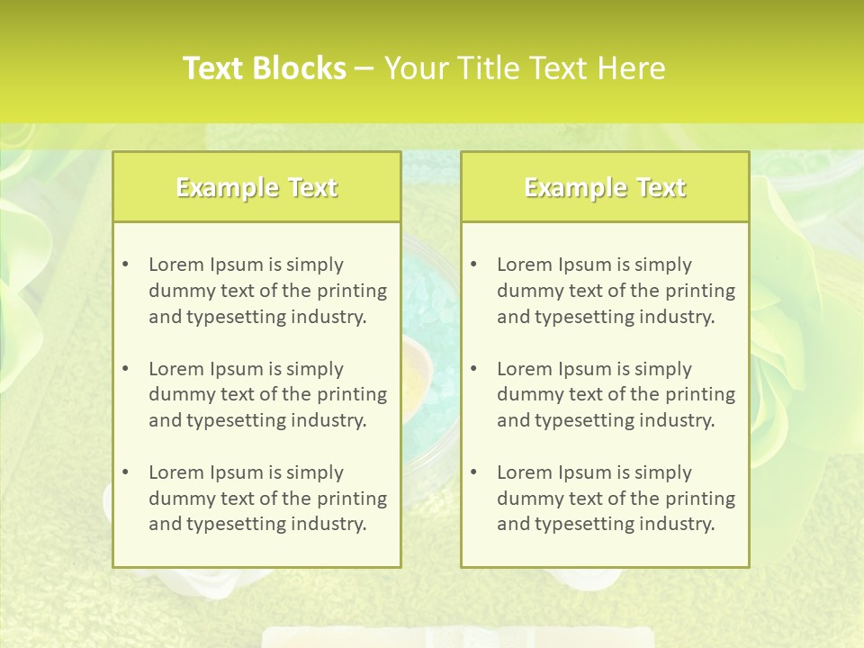 Body Relax Oil PowerPoint Template
