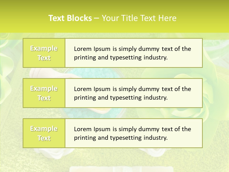 Body Relax Oil PowerPoint Template