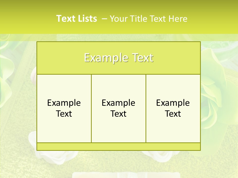 Body Relax Oil PowerPoint Template