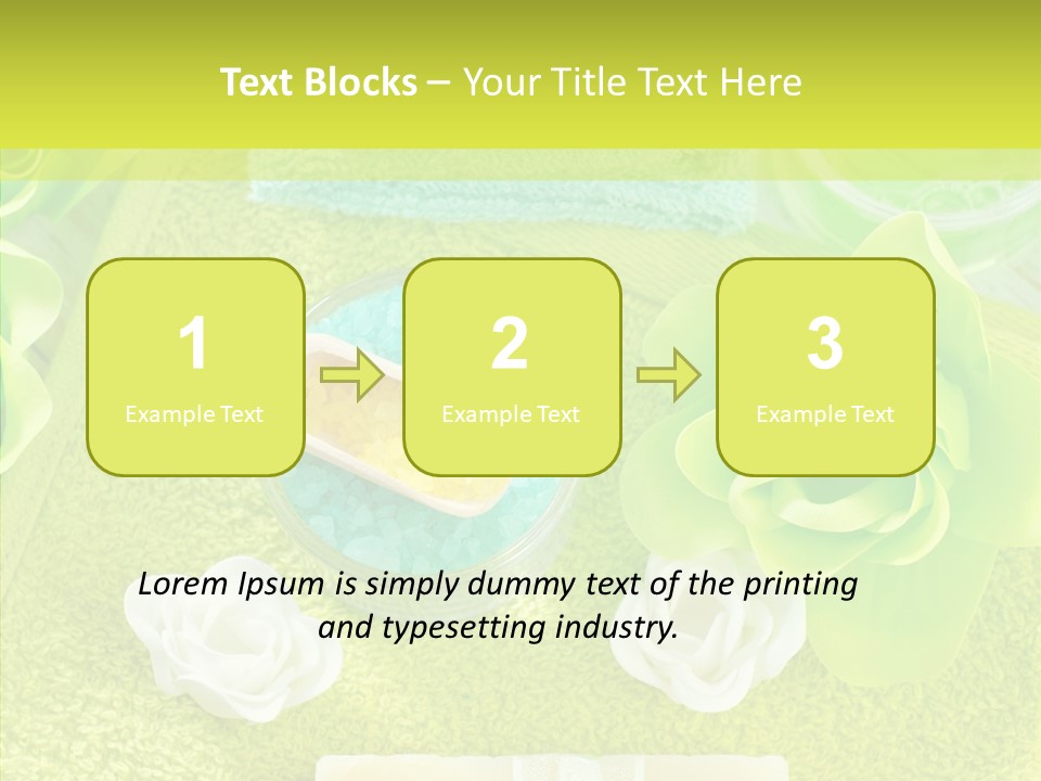 Body Relax Oil PowerPoint Template