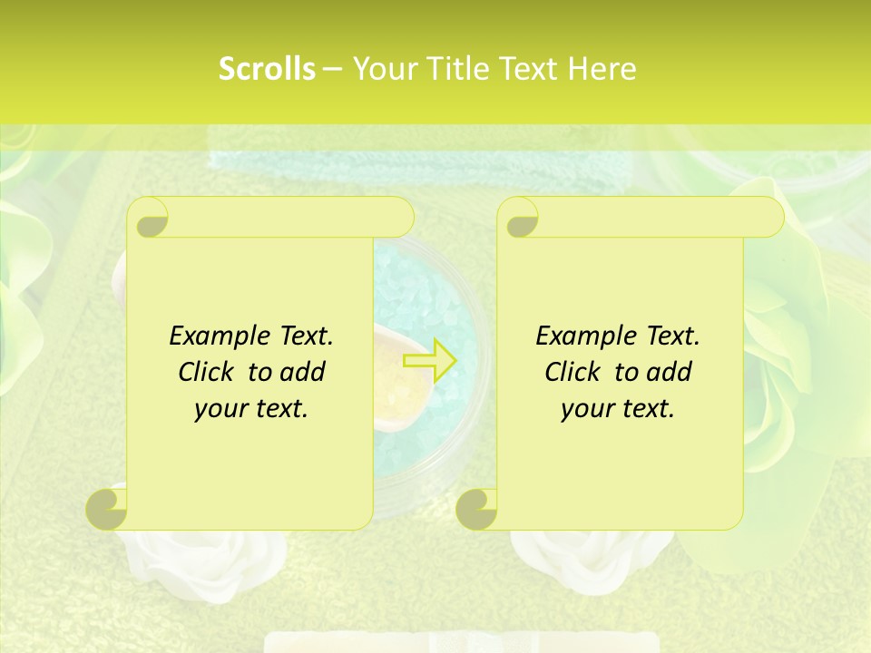 Body Relax Oil PowerPoint Template