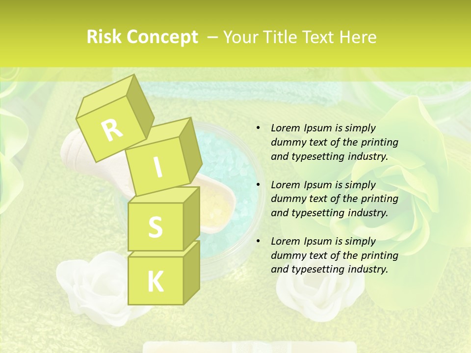 Body Relax Oil PowerPoint Template