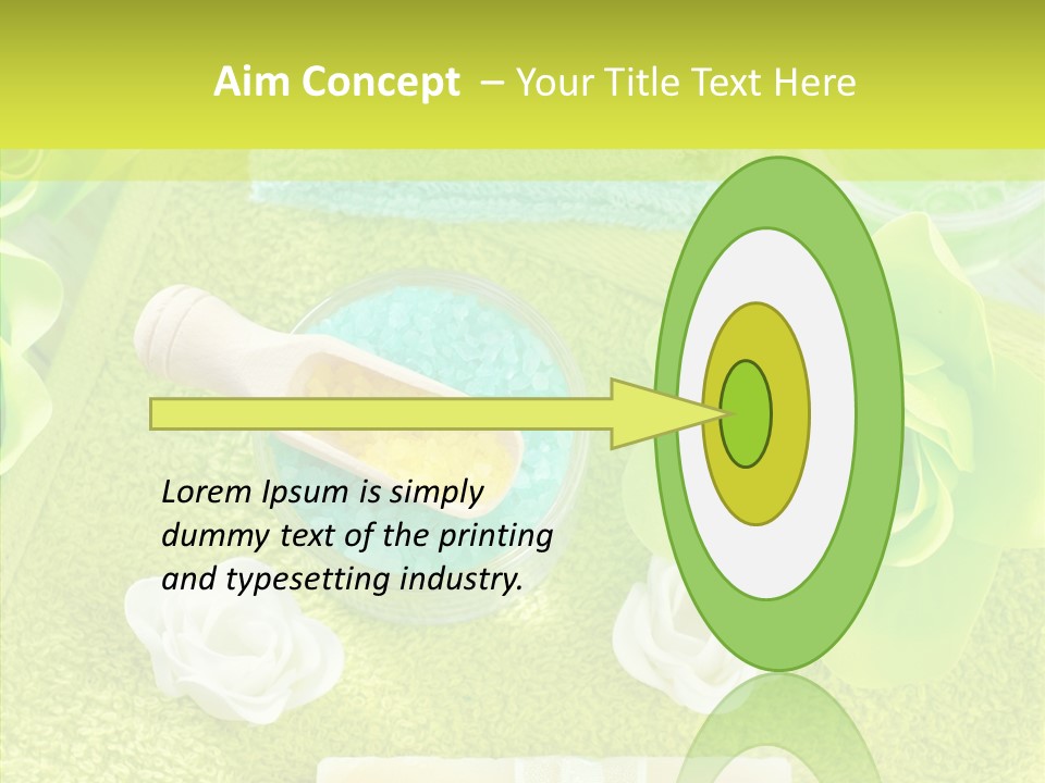 Body Relax Oil PowerPoint Template