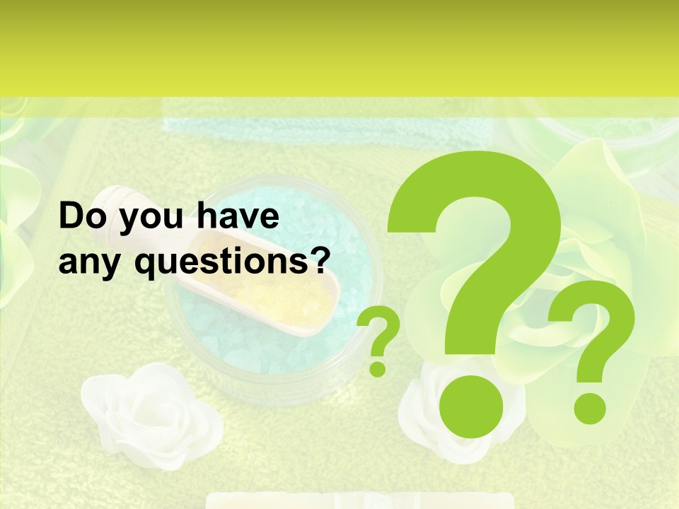 Body Relax Oil PowerPoint Template