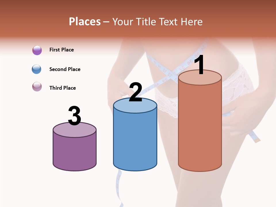 Panties Healthy Girl PowerPoint Template